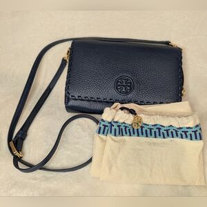 Tory Burch Black Leather Crossbody Bag